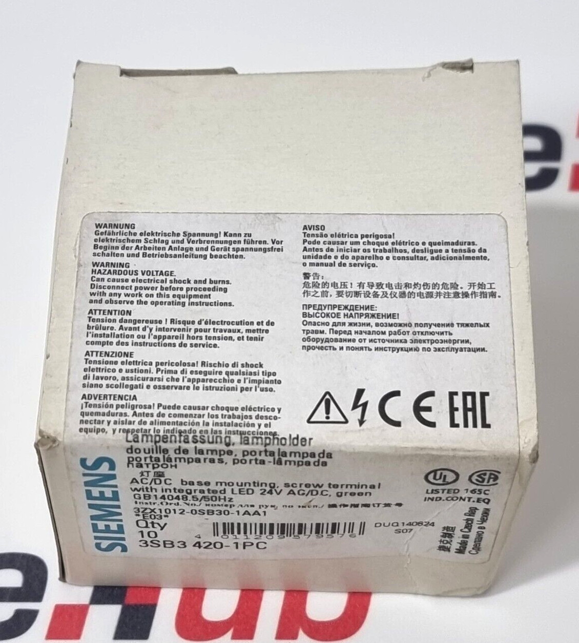 SIEMENS 3SB3420-1PC Pushbutton Switch (10 Pcs In 1 Box)