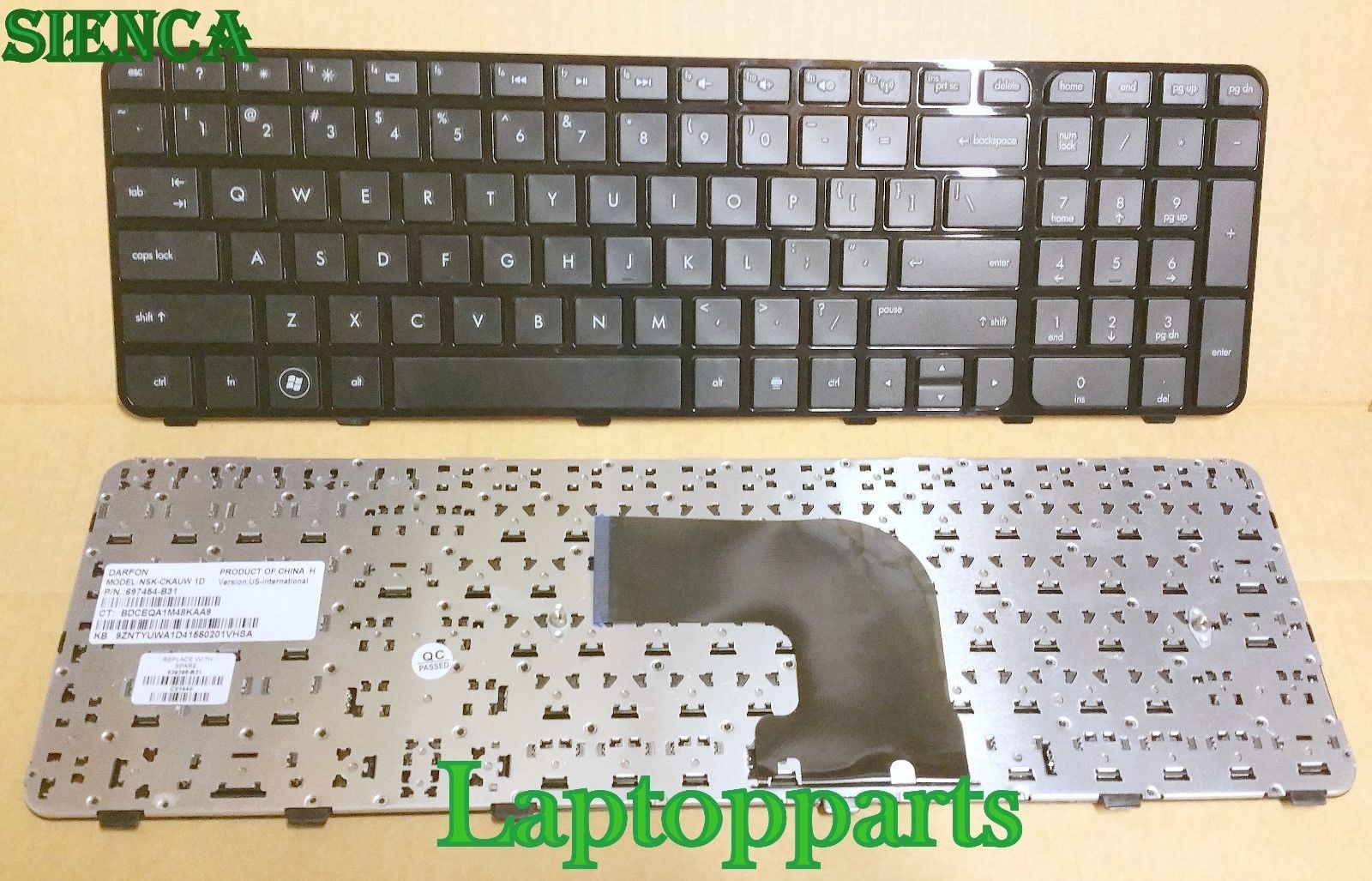 New Genuine HP Pavilion DV6-7000 US Keyboard  697454-001 697454-001 SG-49520-XUA