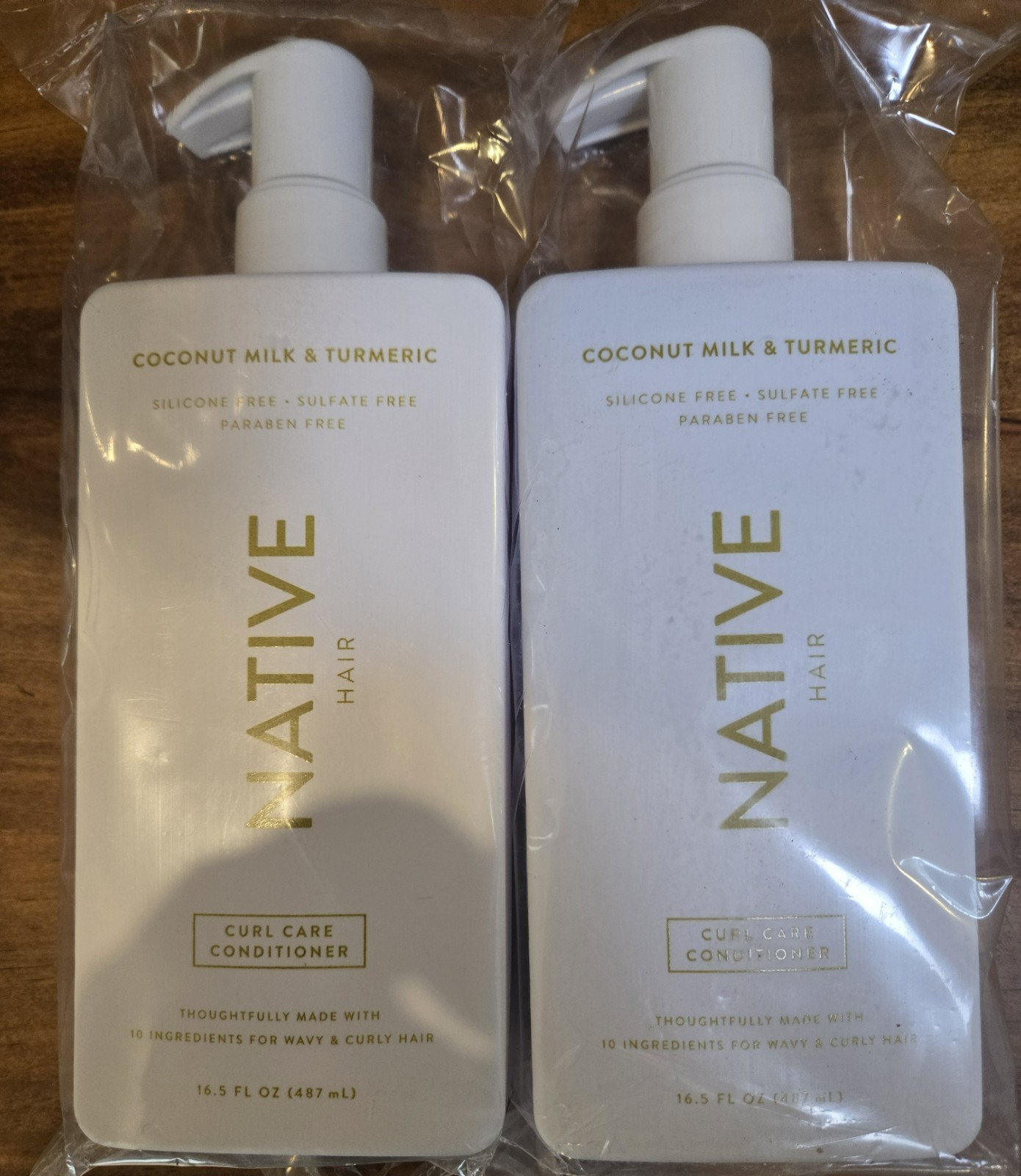 2PK Native Coconut Milk & Turmeric Curl Care Conditioner - 16.5 fl oz