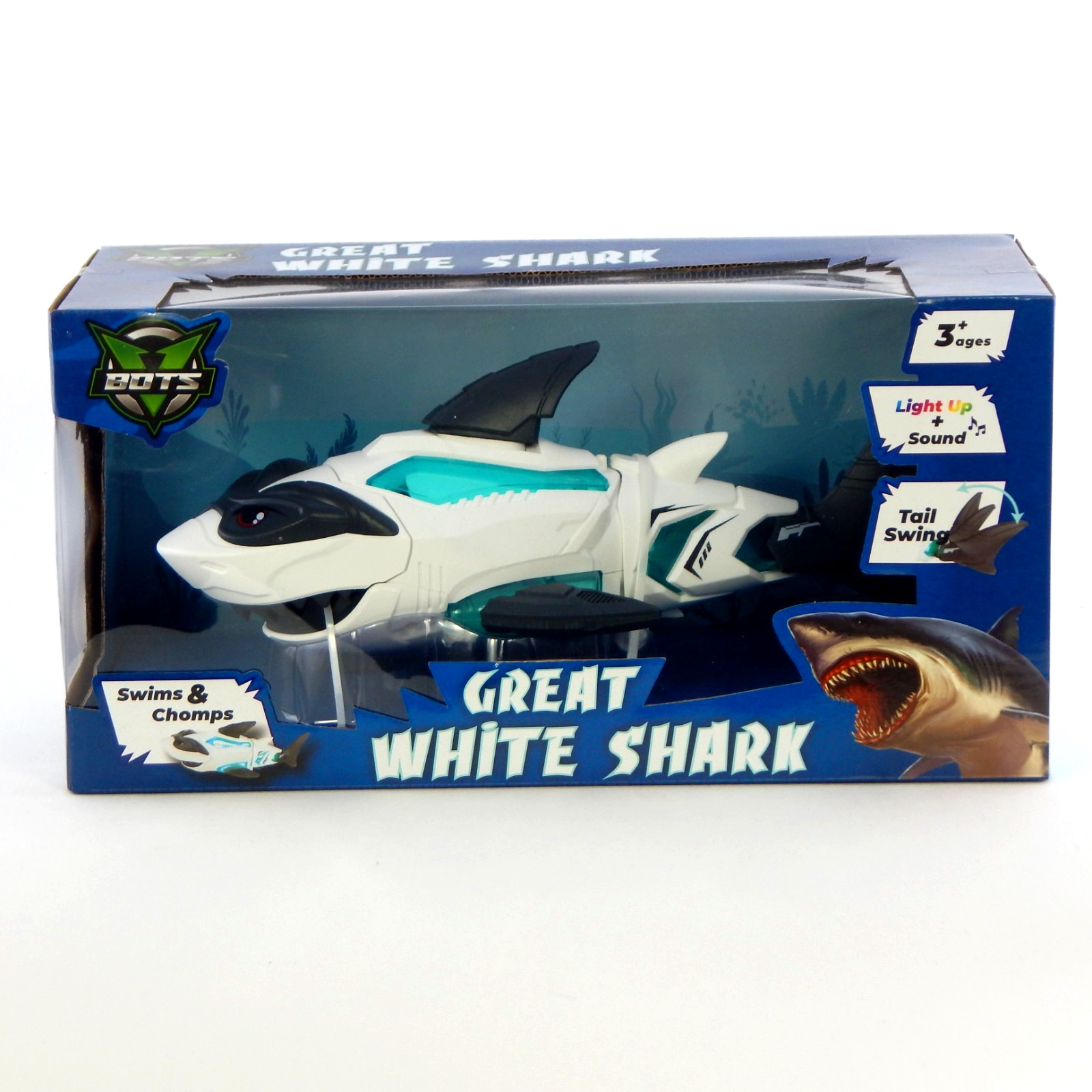 V Bots Great White Shark Toy Shark