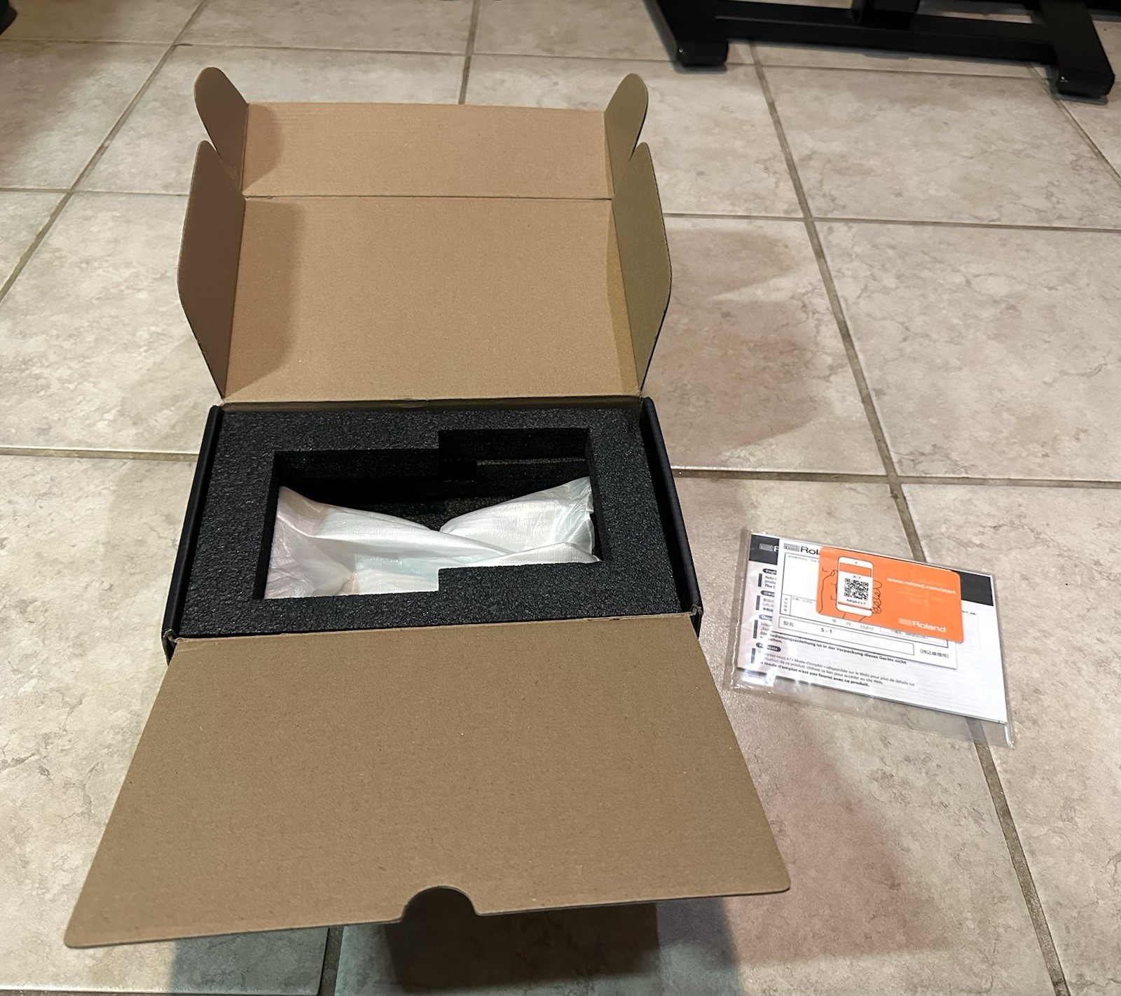Roland S-1 Tweak Synth EMPTY BOX with Inserts