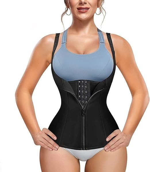 Women Waist Trainer Corset Weight Loss Body Shaper Tummy Control Sauna Vest UK