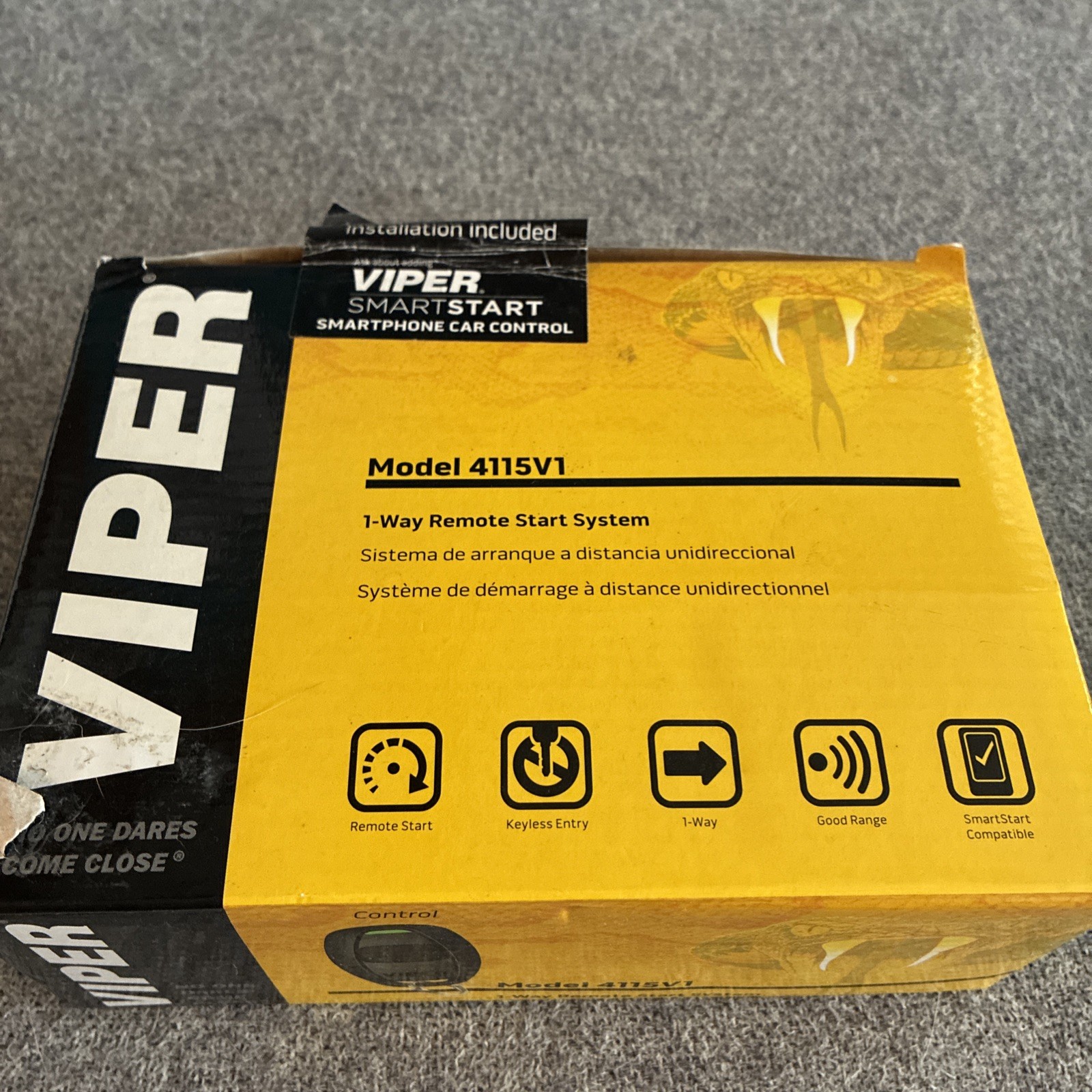 Viper Basic 1-Way One Button Remote Start System (4115V)