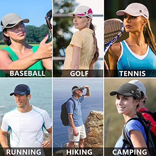 Quick Dry Run Hat Cooling Breathable Mesh 7-7 1/2 Dark Gray