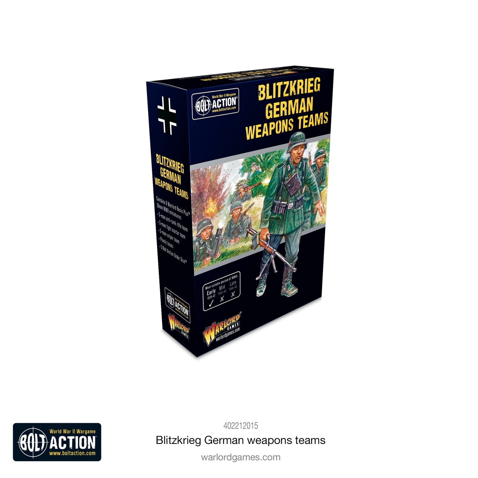 Blitzkrieg German weapons teams Bolt Action Warlord