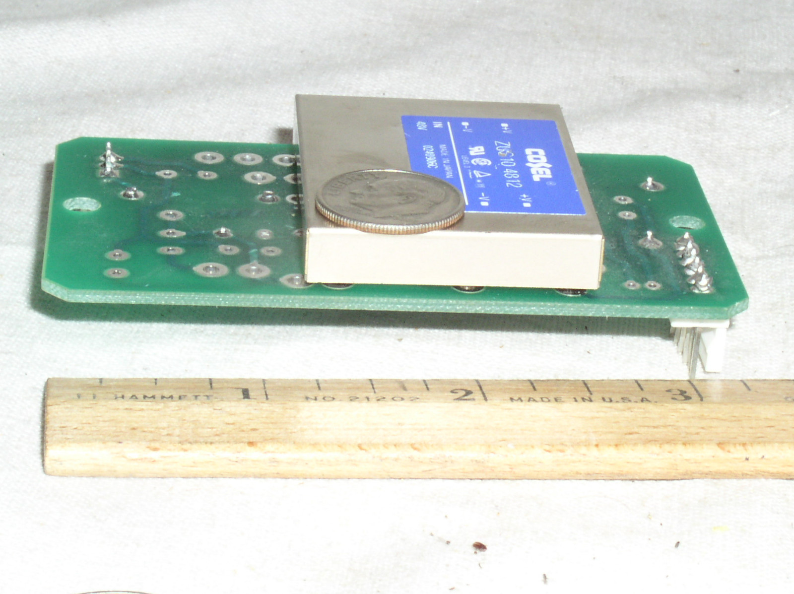 1 COSEL ZUS10 4812 10 WATT 48-12 VOLT 10W DC-DC CONVERTER BOARD OR'ING DIODE USA