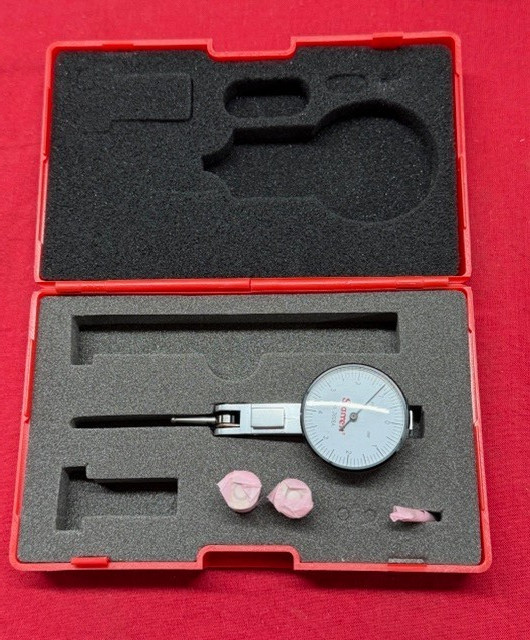 Starrett 3808A Dial Test Indicator with Dovetail Mount, .008" Range