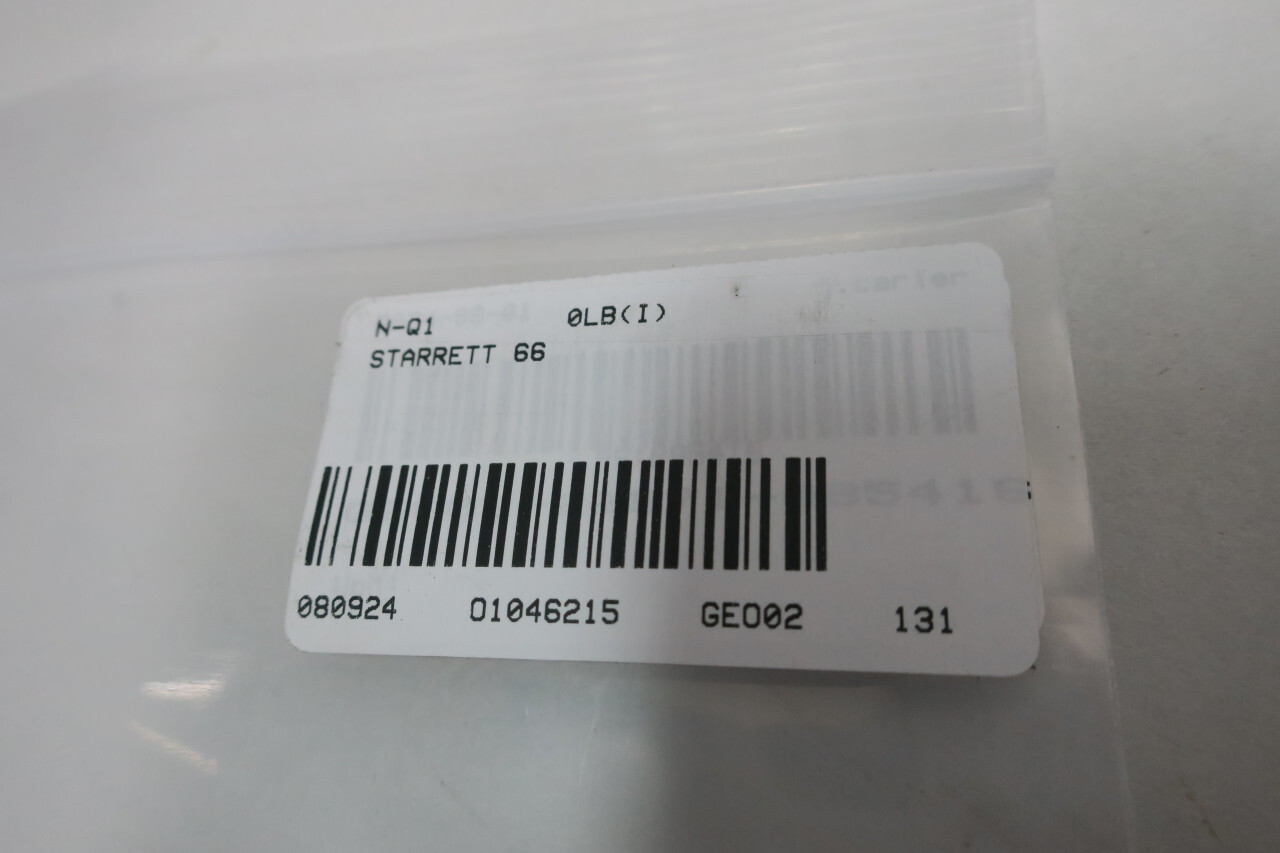Starrett 66 Thickness Gage With Locking Device Edp 50314