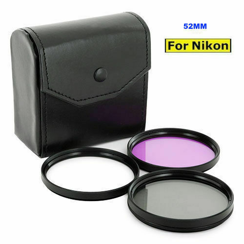 52mm hd filter kit UV CPL FOR NIKON D3100 D3200 D5000 D5100 D5200 D5300 D300 D90