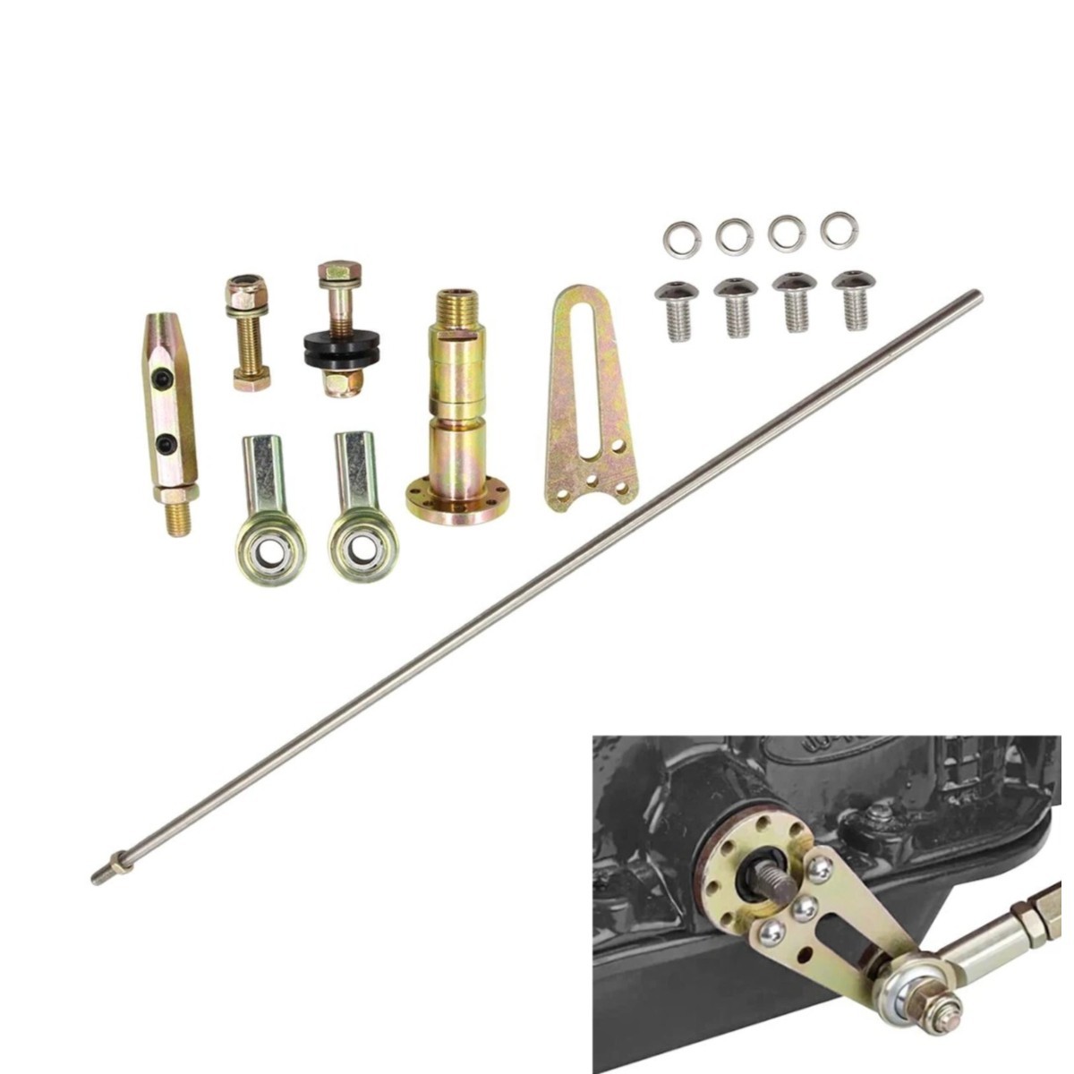 21" Adjustable Column Shift Linkage Kit fit for Ford Transmission ACA-1807