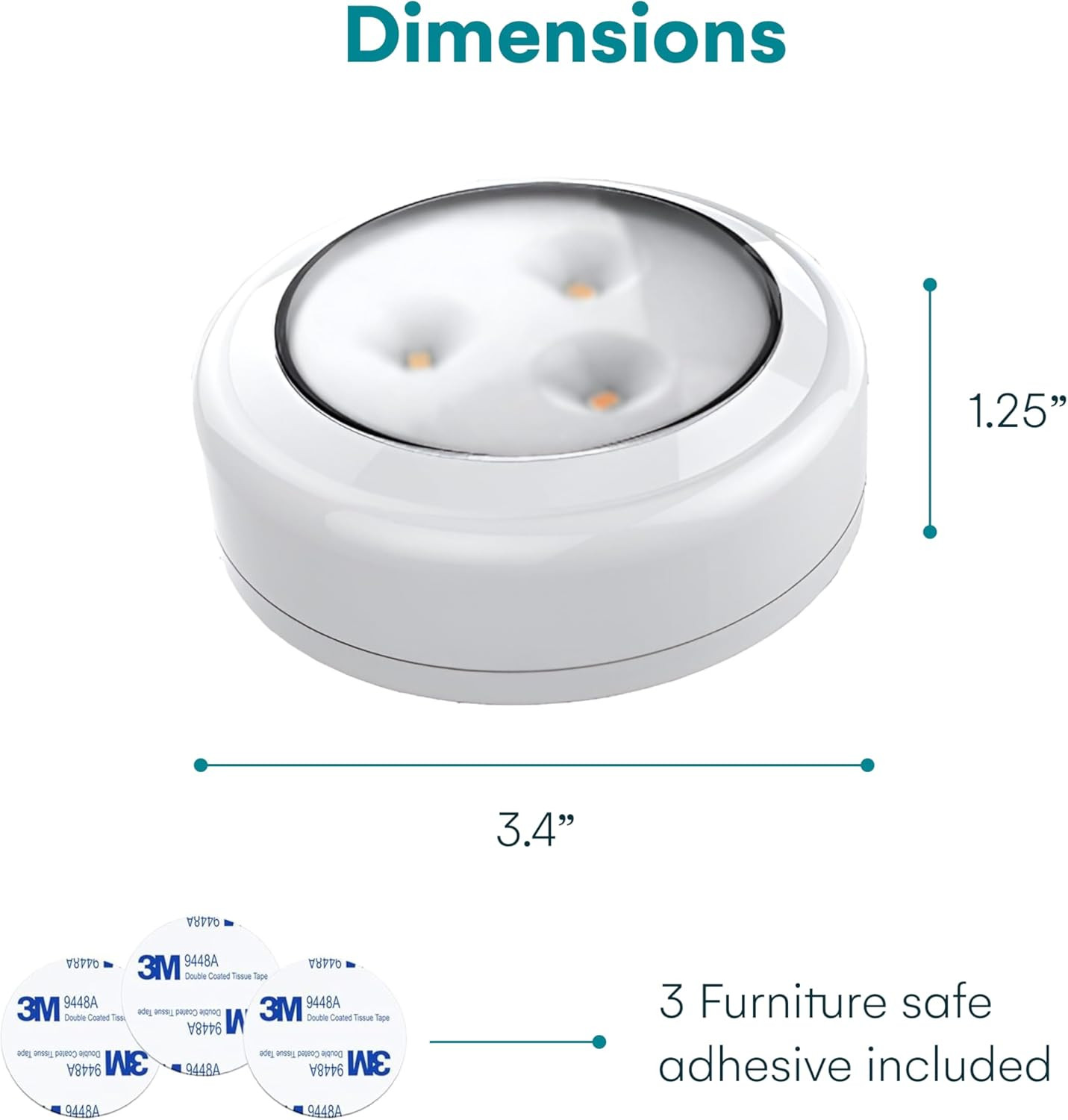 Bright Evolution under Cabinet Lights - Battery Operated Cabinet Lighting with T