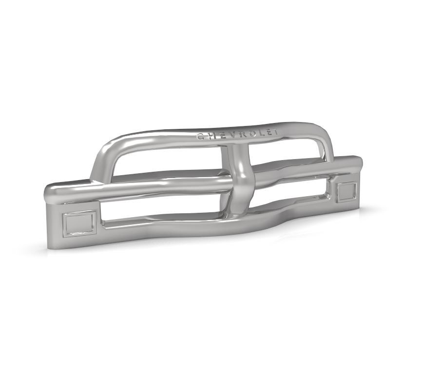 1:25 54 Chevy Truck grill.  3d printed and chromed