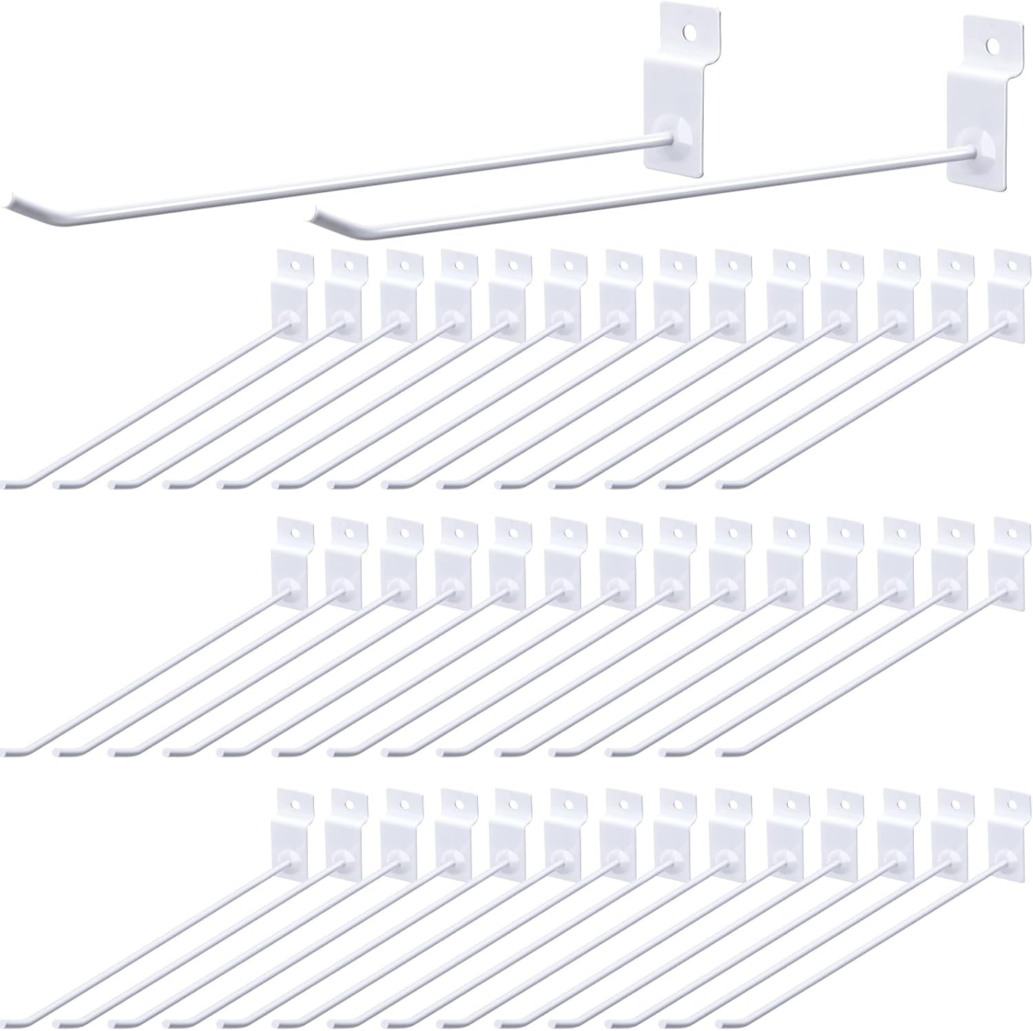 100 Pack Slatwall Hooks Slatwall Accessories Slat Wall Hanging Pegboard Hangers