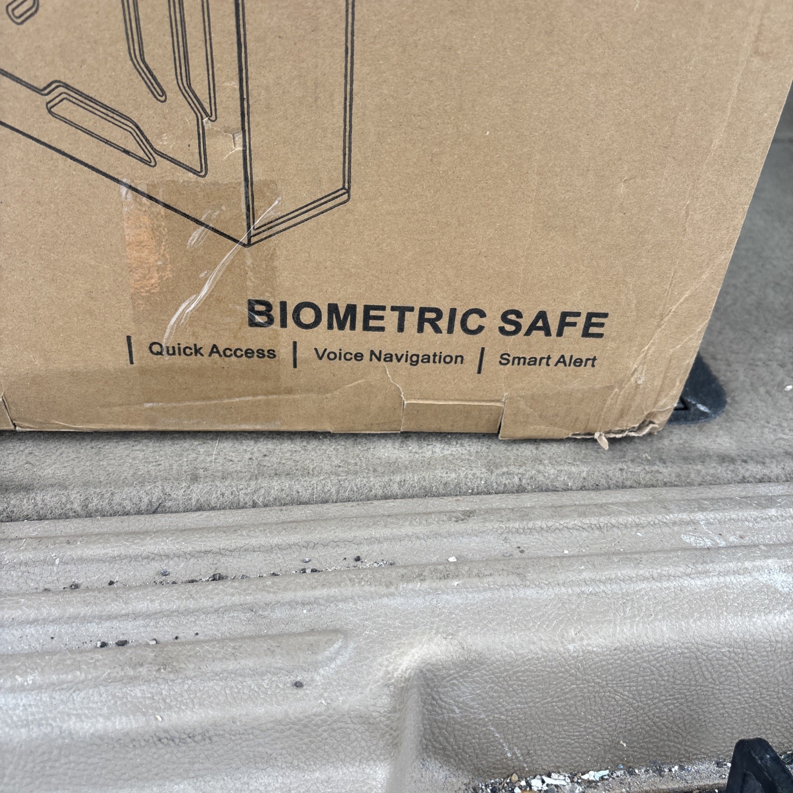 PINEWORLD Gun Safe Biometric Gun Safe for Handgun Smart Quick Access Hand Gun S3