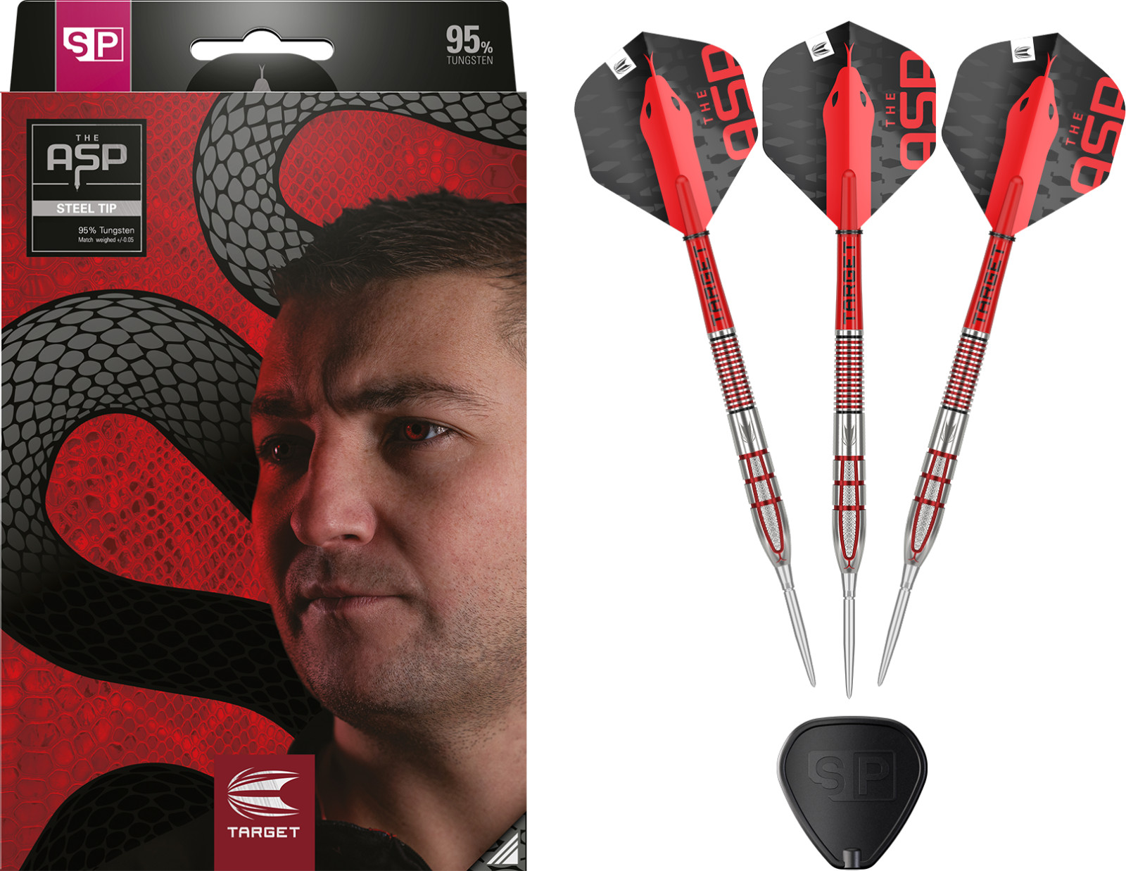 Target Nathan Aspinall 'The Asp' 95% Gen 2 Tungsten Steel Tip Darts