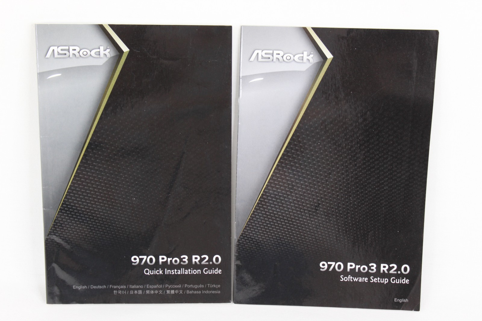 ASRock 970 Pro3 R2.0 Quick Installation & Software Setup Guide Multi-Language
