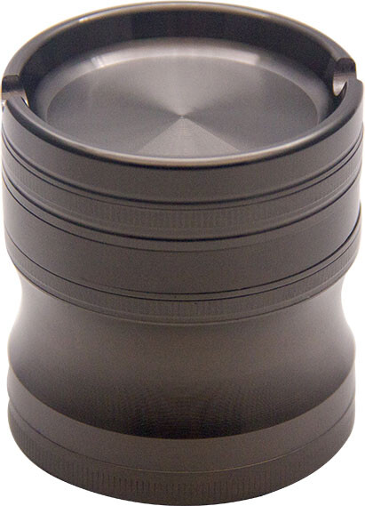 2.5" 4 Piece Tobacco Herb Spice Grinder Top Ashtray w/ Gift Box Candy Color