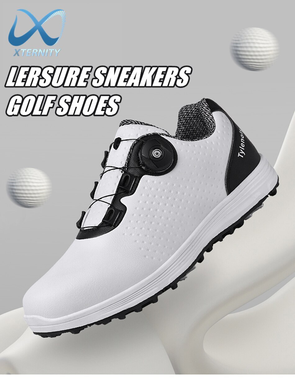 Professional Golf Shoes Outdoor Waterproof Golf Sneakers Non-Slip Walking Shoes