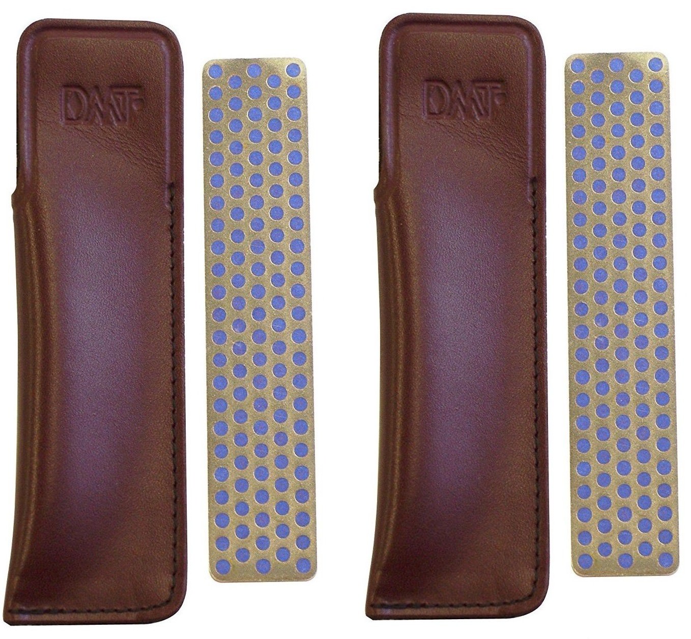 2  PACK DMT Pocket Hone 4"X7/8" Diamond Knife Sharpener Coarse Grit w/Sheath