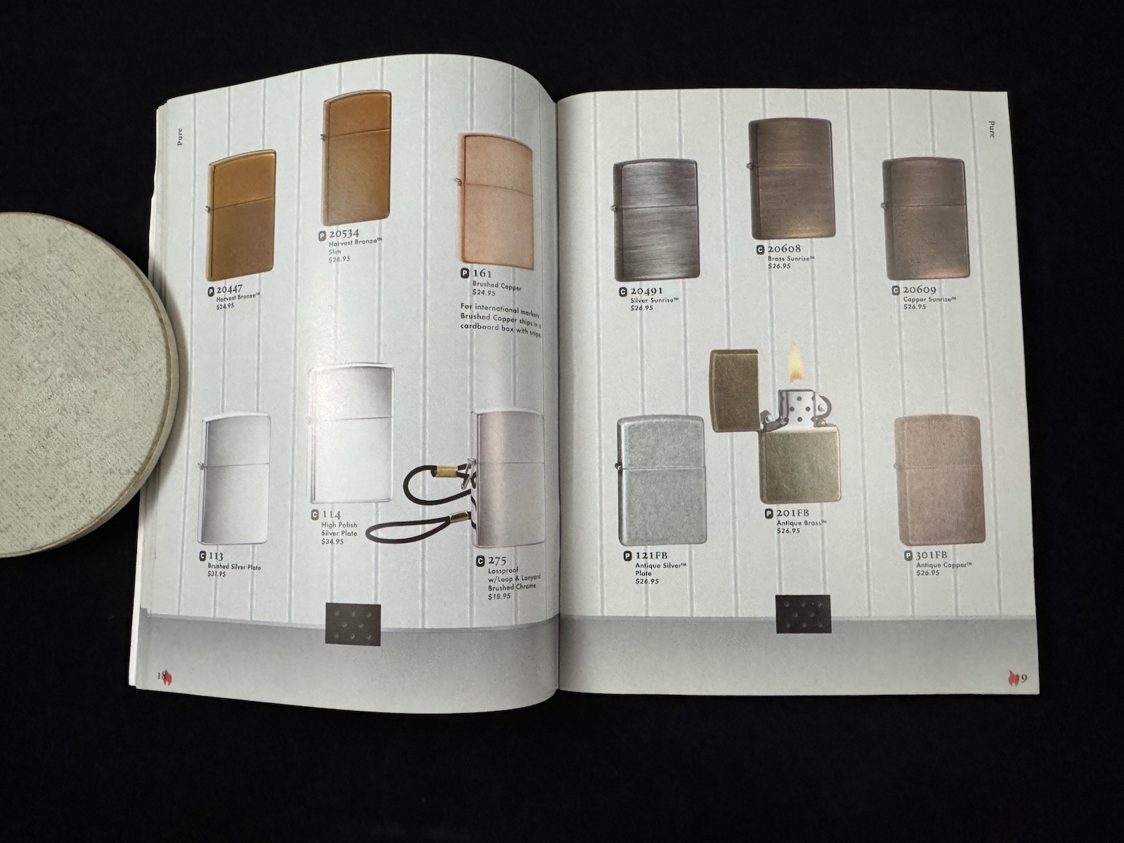 Zippo 75th Anniversary 2007 Complete Line Collection Catalog