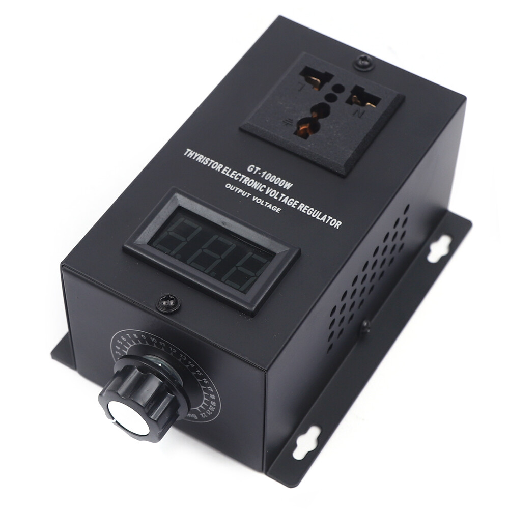 SCR Voltage Regulator 10000W, AC 110V Variable Voltage & Speed Control
