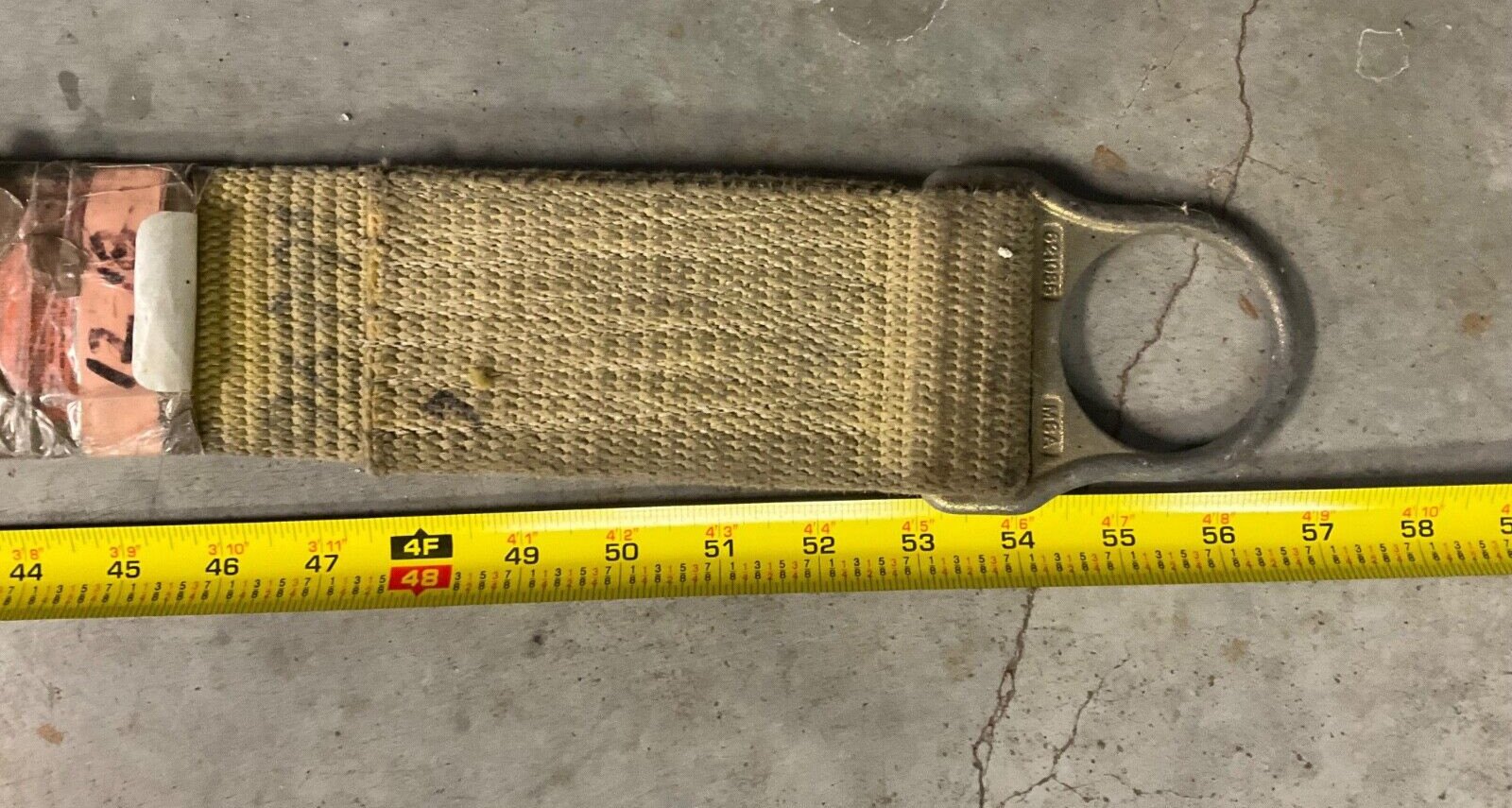 Used MSA 3" x 57" Connector Straps Heavy Duty