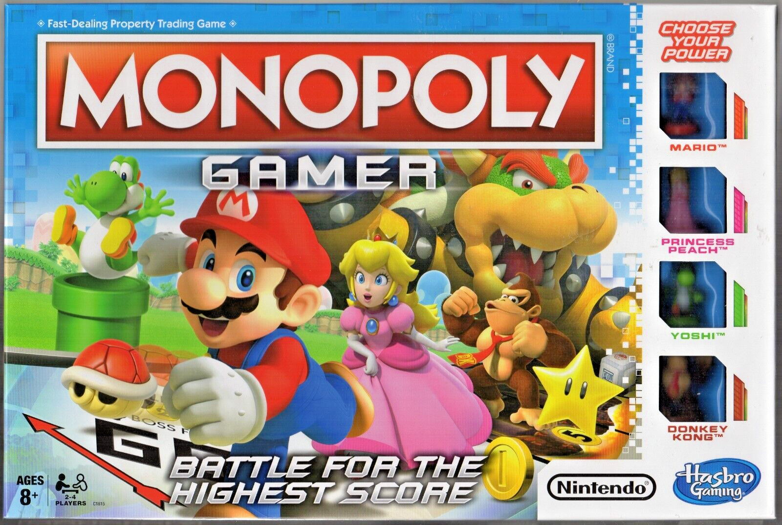 Monopoly Gamer  Brand New & Sealed!  2-4 Players  Mario  Yoshi  Donkey Kong