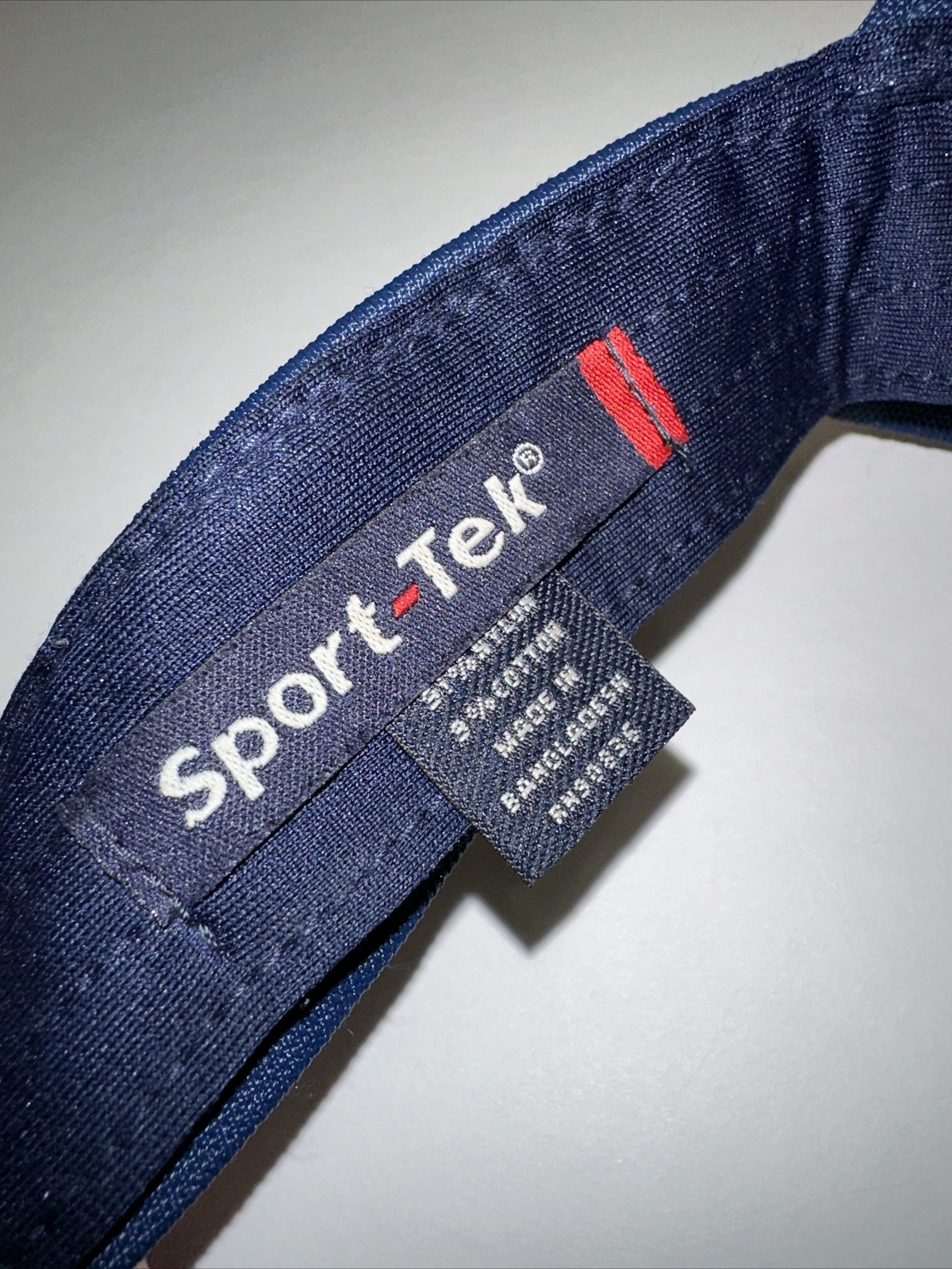 NOLL Golf Visor Blue Navy Gold Silver Hook Loop
