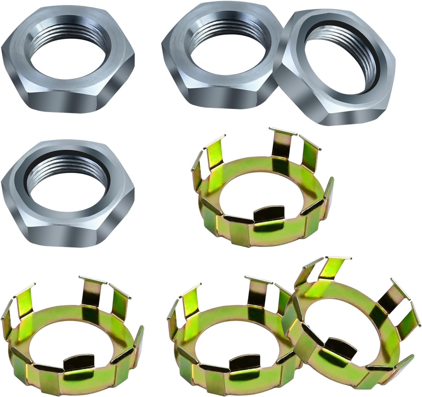 ，6-191 6-190 Trailer Wheel Axle Nuts and Retainers Compatible With 2K To 8K