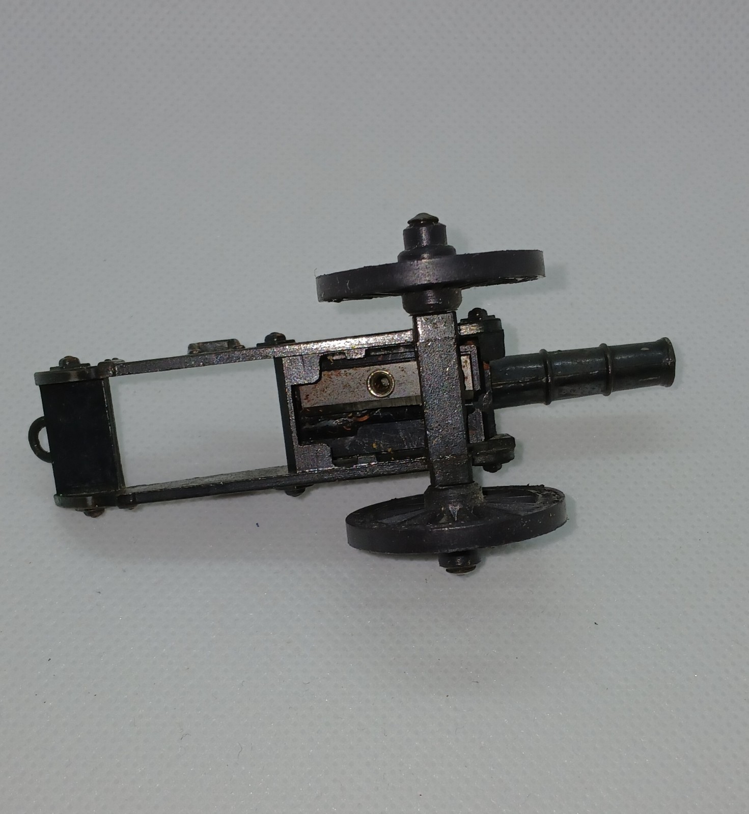 Vintage Metal Cannon Pencil Sharpener