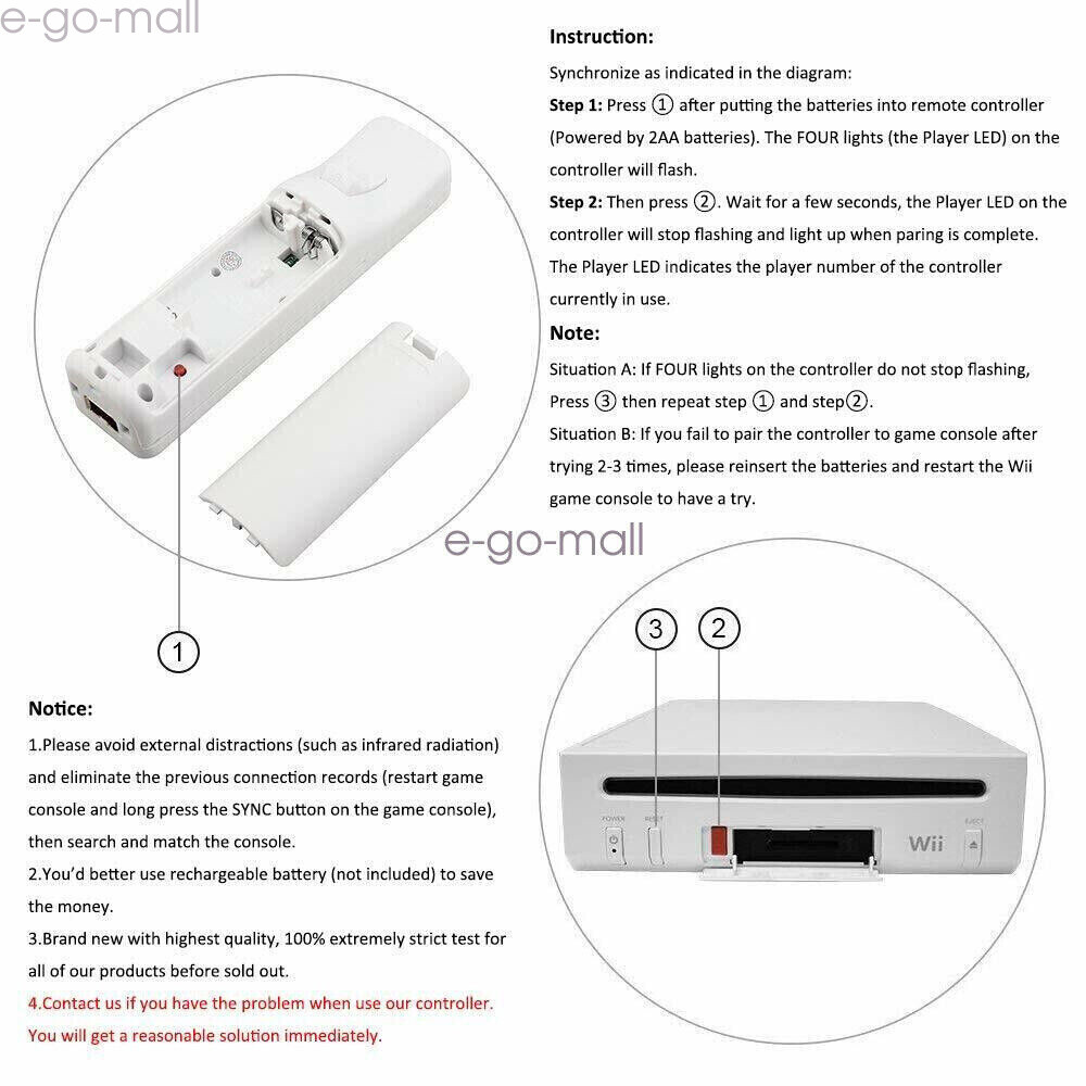 Built-in Motion Plus Wii Remote and Nunchuck Controller for Nintendo Wii Wii U