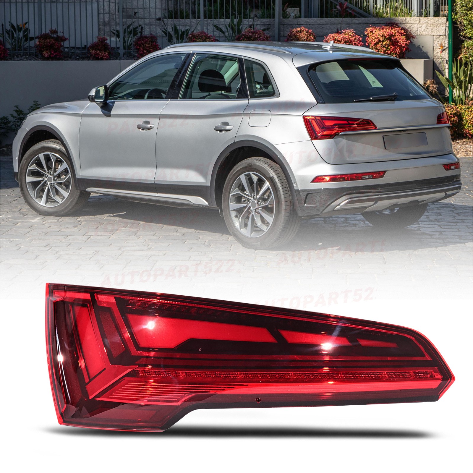 For Audi Q5 SQ5 2021-2024 Left Side LED Tail Light Stop Lamp 80A-945-075-C