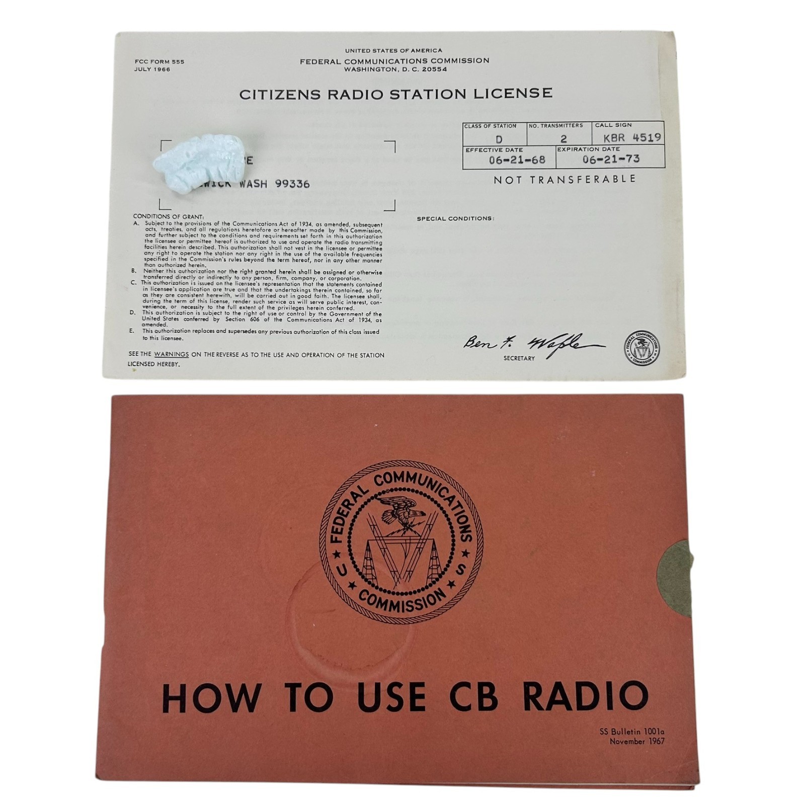 CB Citizens Radio Booklet 1967 FCC Federal Communications Commission How To