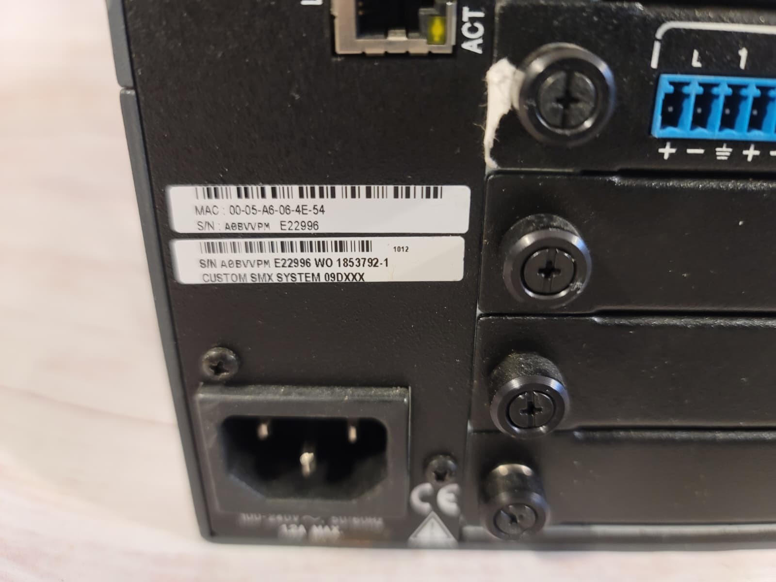 Extron SMX Series Multi-Matrix Switcher Input/Output