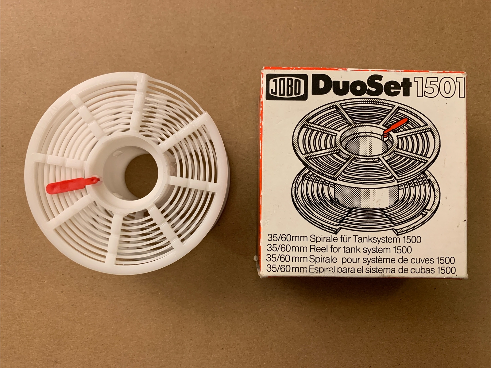 Jobo Filmspirale Duo Set  1501 - für 35 und 60 mm Filmentwicklung, Tank Reel