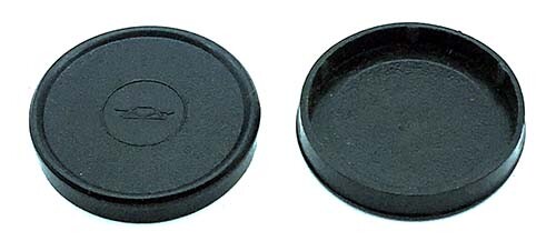 "KMZ" lens FRONT PROTECTIVE CAP black plastic Ø36mm internal diameter, MINT