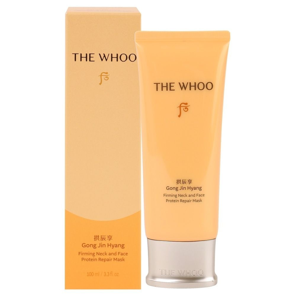 THE WHOO Gongjinhyang Firming Neck and Face Protein Repair Mask 100mL
