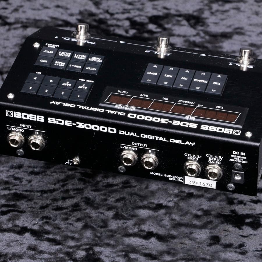 Boss SDE-3000D Dual Digital Delay Effects Pedal Black