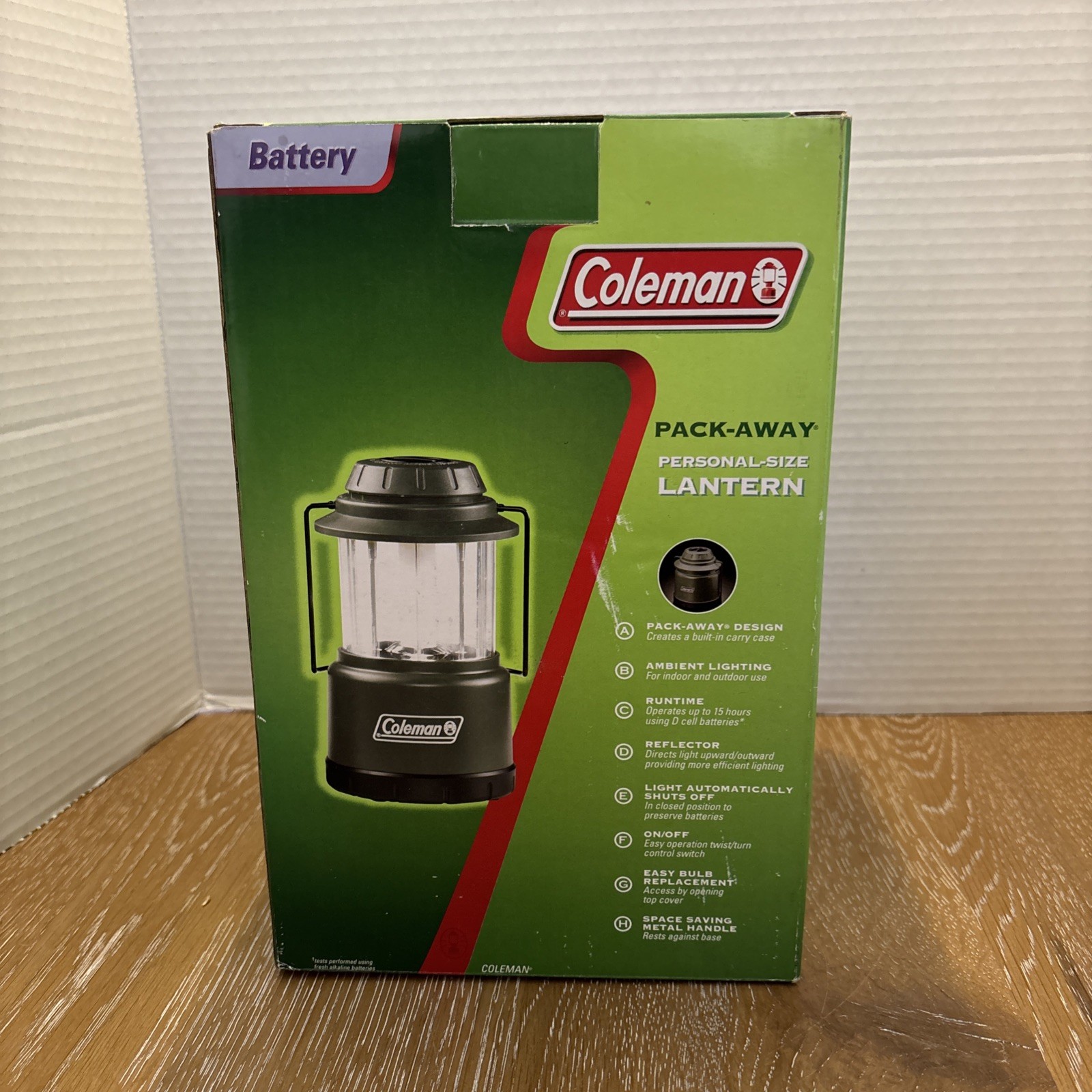 Coleman Pack Away Lantern Space Saver New In Box - 5315 Series SpaceSaver