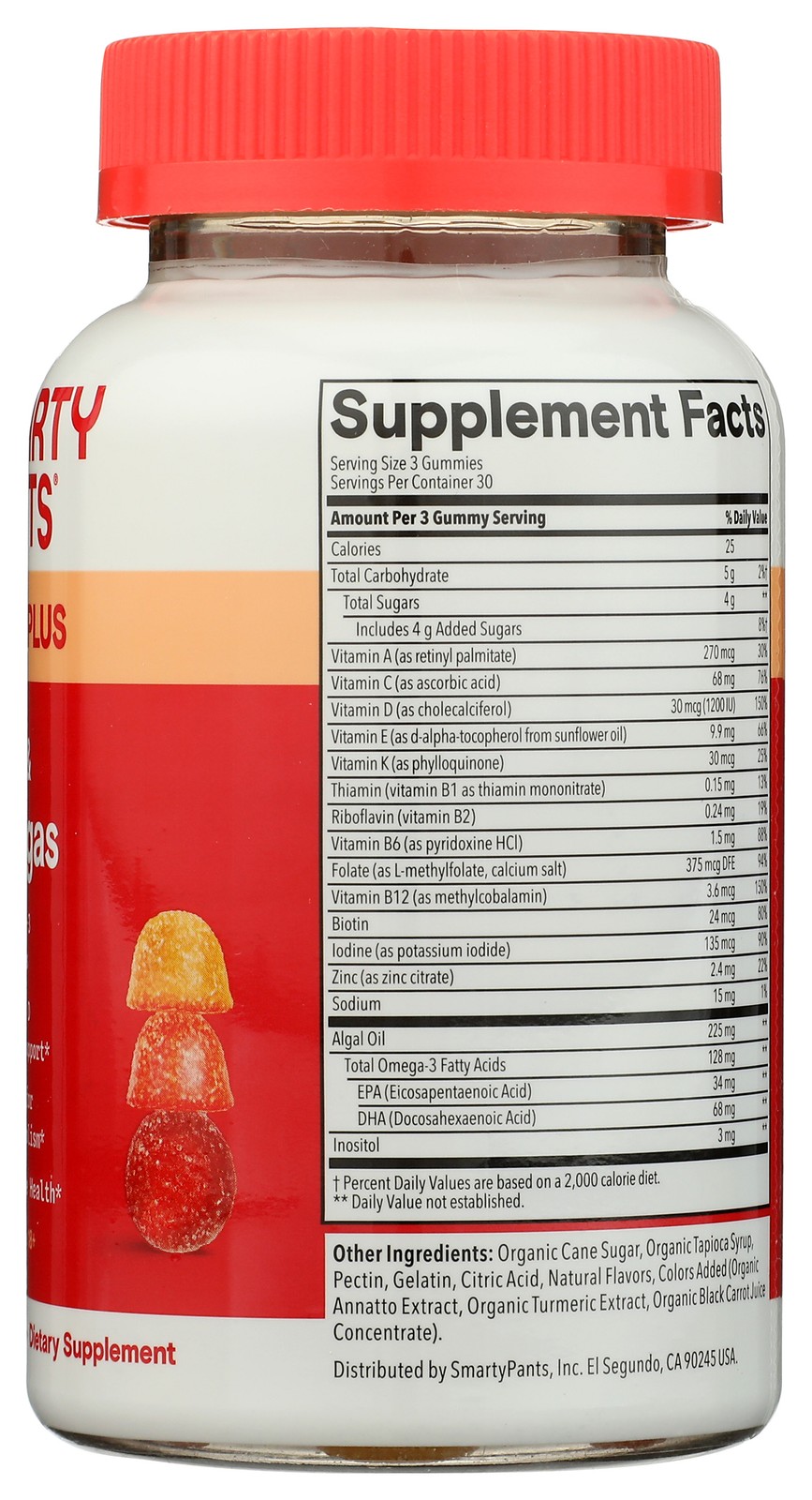 Smarty Pants Multi Plus And Omegas Gummies 90 Count 3 2 Pack