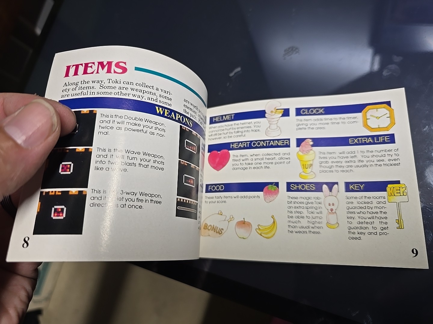 Toki NES Nintendo Instruction Manual Only Authentic