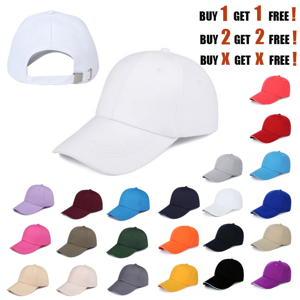 Cotton Baseball Cap Ball Dad Hat Adjustable Plain Solid Washed For Men Women Hat