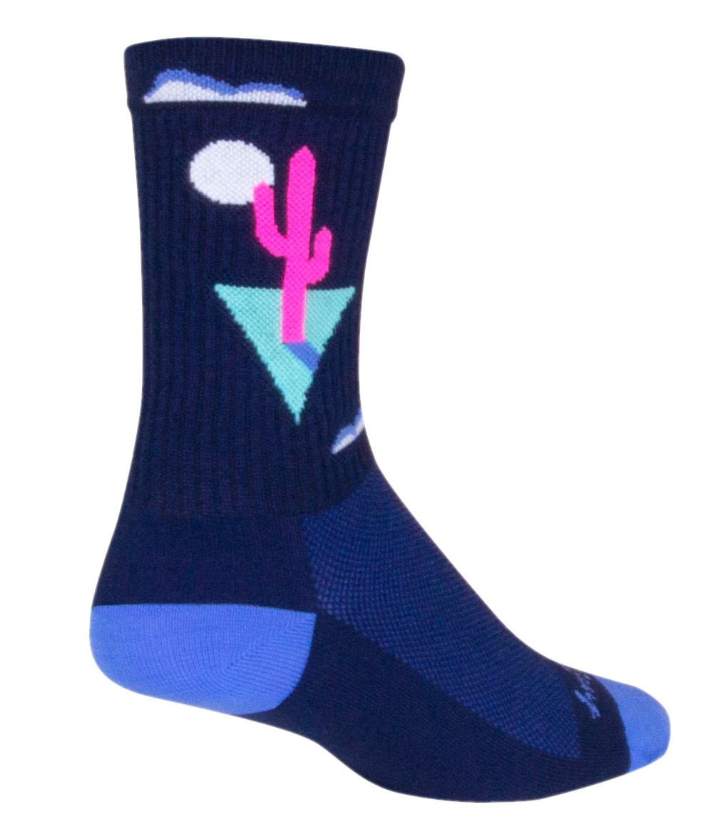 Socks - SockGuy - Cactal S/M 6" Crew Cycling/Running NEW