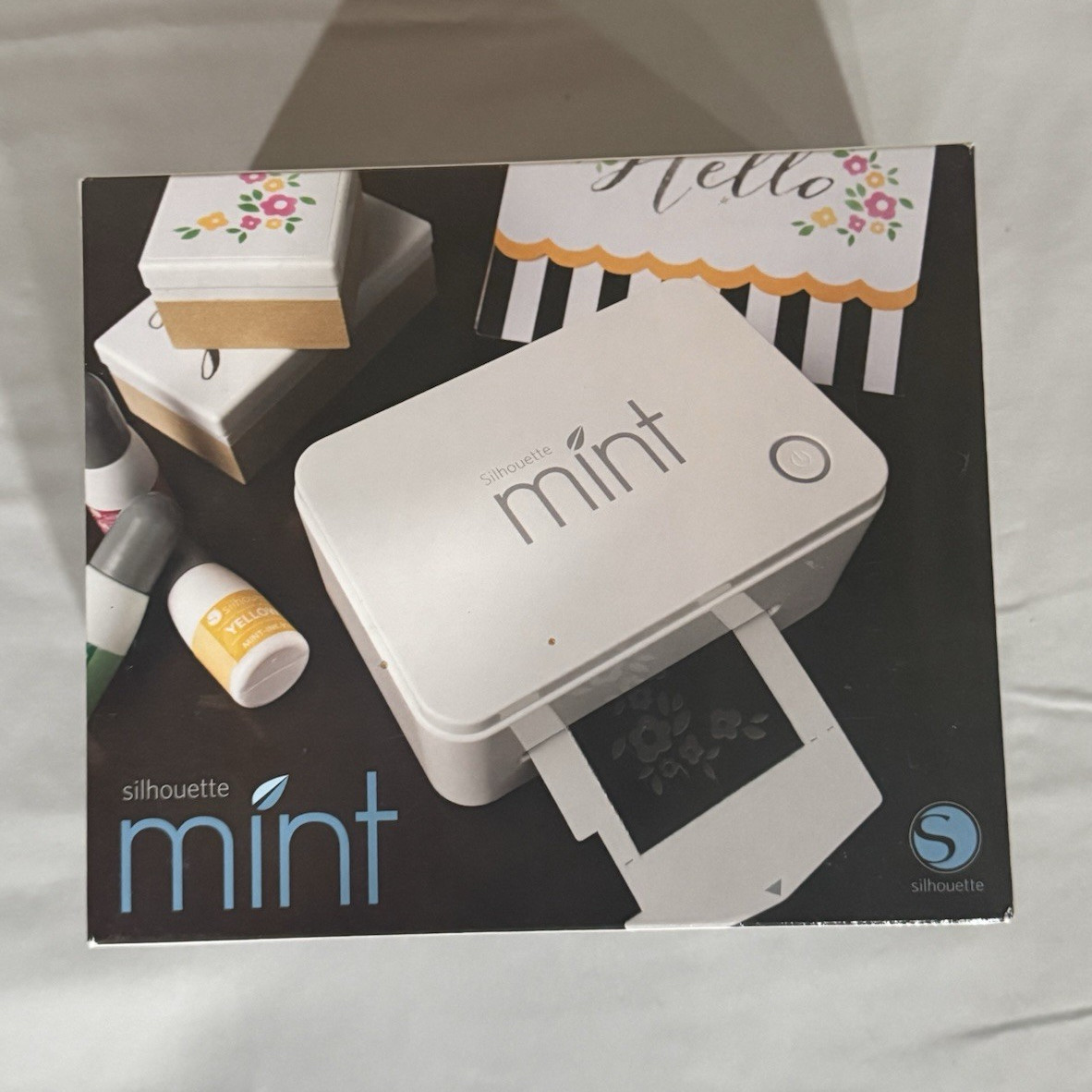 Silhouette Mint Custom Stamp Maker Machine Kit with Ink Bottles