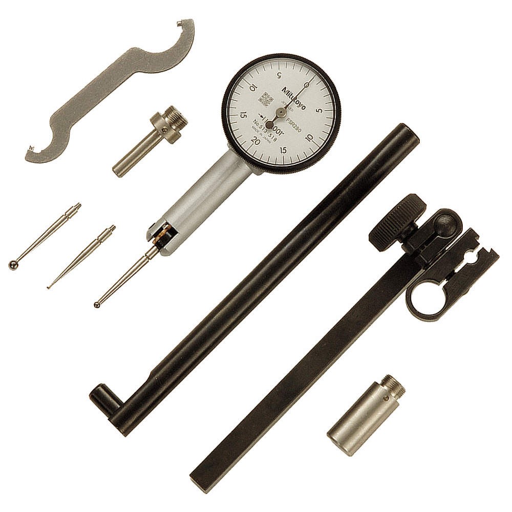 MITUTOYO 513-518-10T Test Indicator Set,Swl Hd,0 to 0.040 In 4CGT4