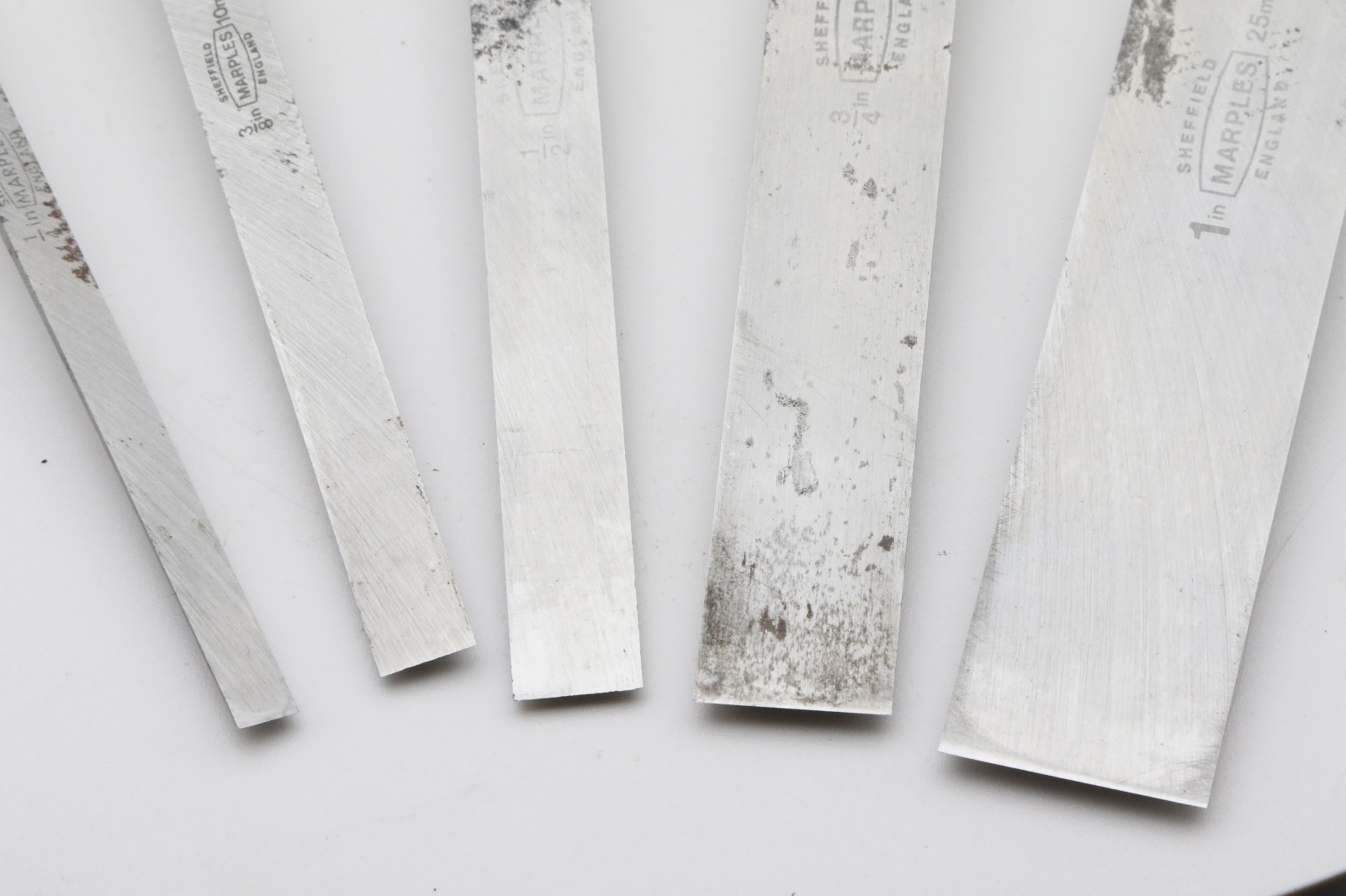 MARPLES RIDGEWAY 5 PIECE WOOD CHISEL SET