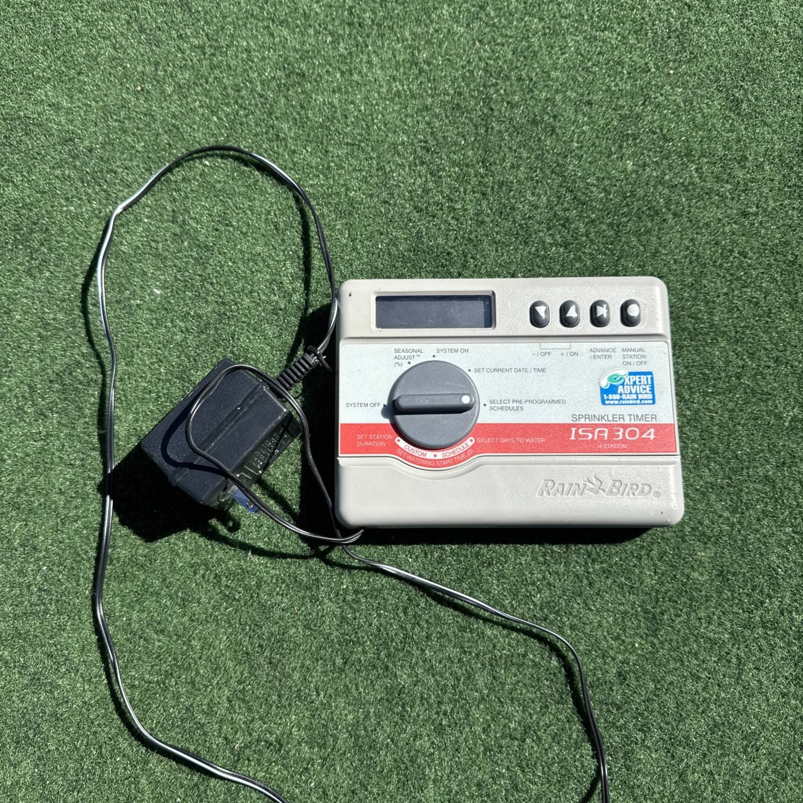 RainBird ISA 304 4 Station Sprinkler Timer Irrigation Controller FREE SHIPPING