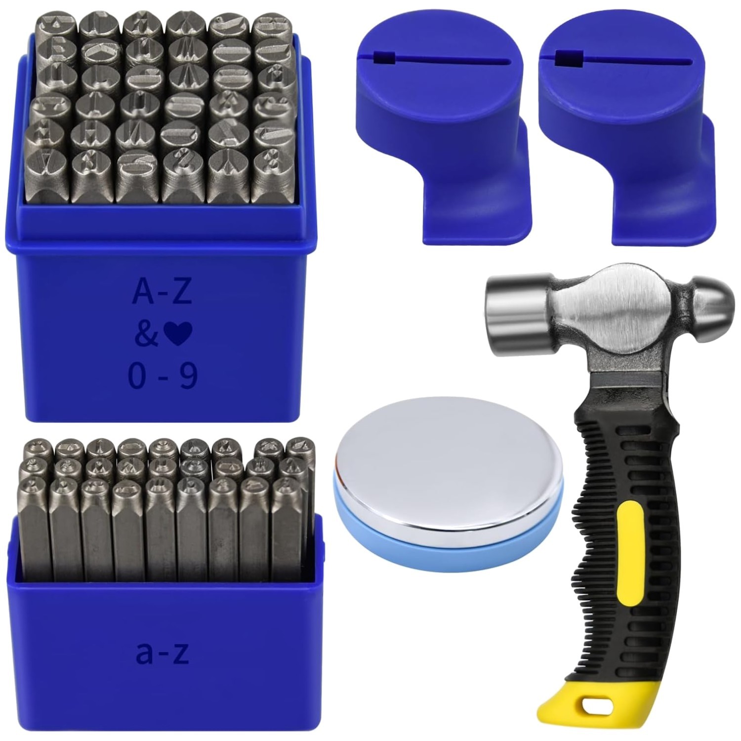 Complete Metal Stamping Kit with Letter & Number Punches