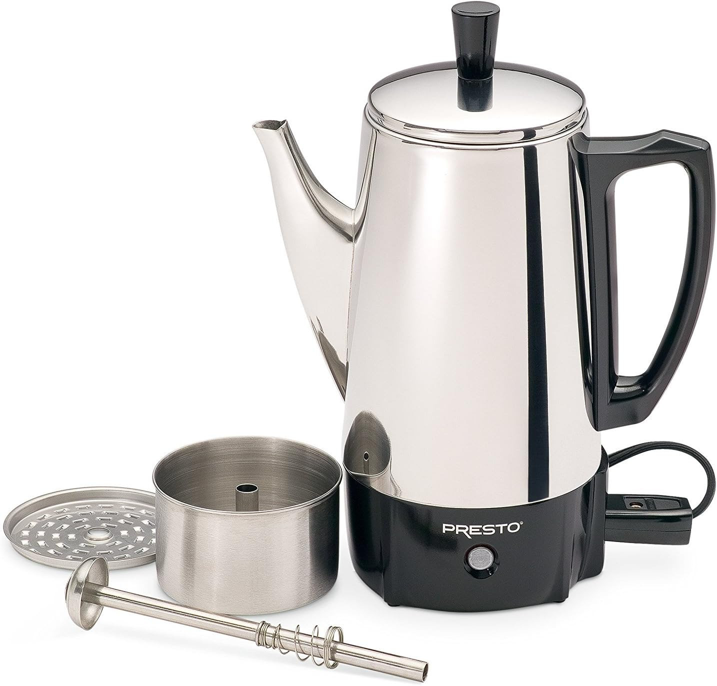 02822 6-Cup Stainless-Steel Coffee Percolator