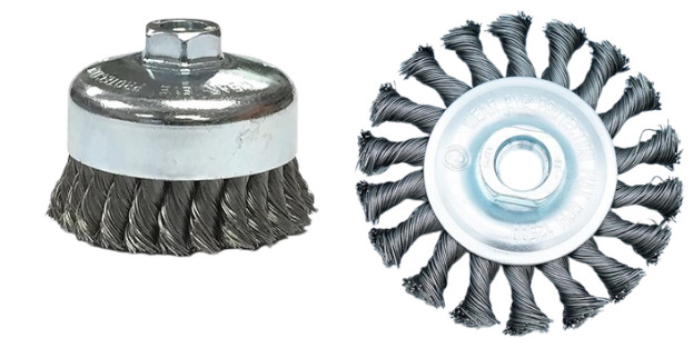Stainless Wire Brush Knot Wheel Surface Prep Weld Cleaning Tool